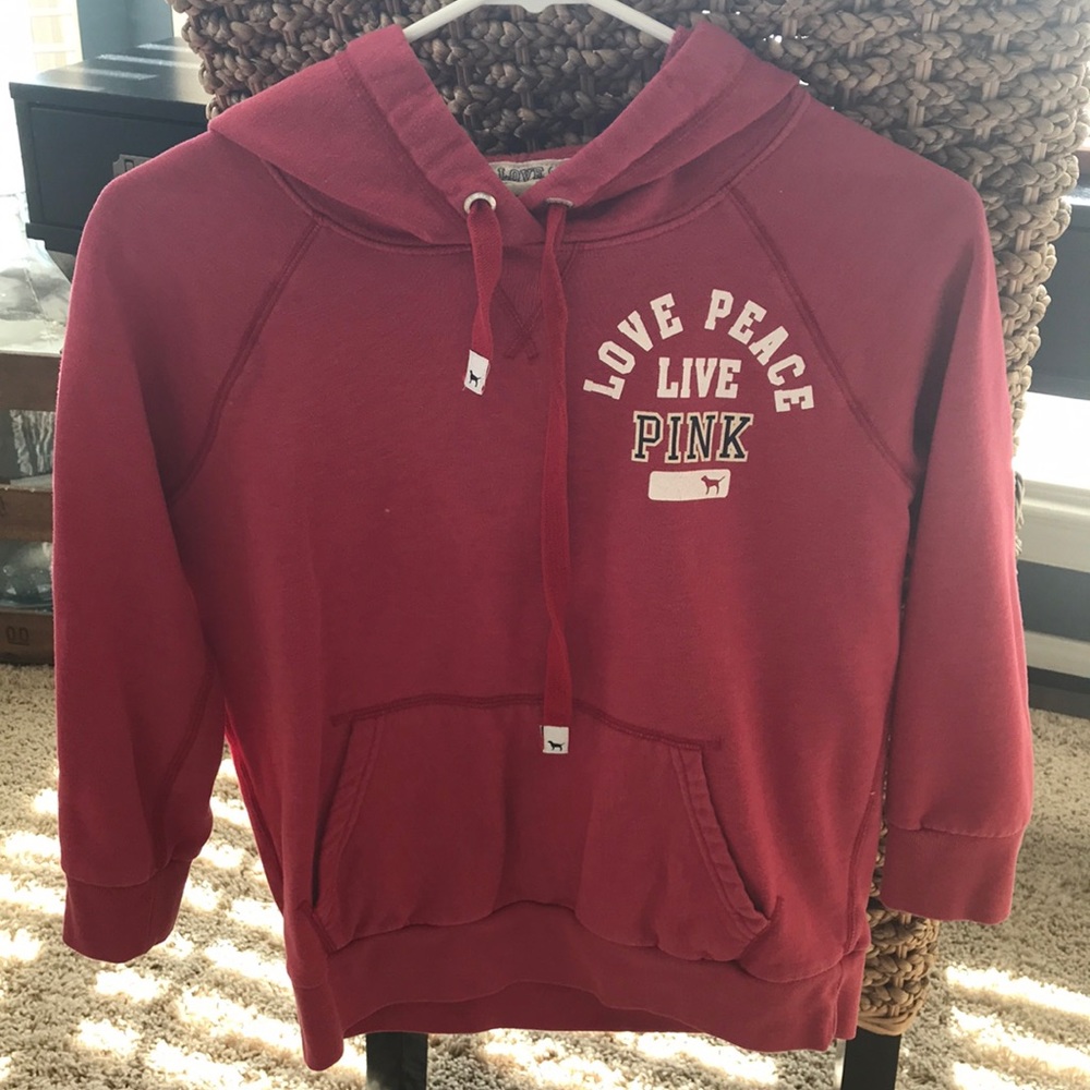 Red PINK Hoodie